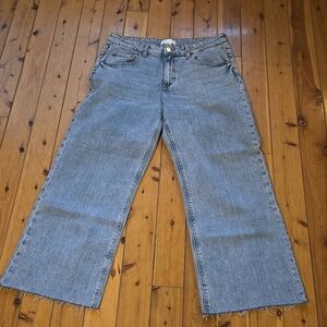 H&M Cropped Wide Leg jeans